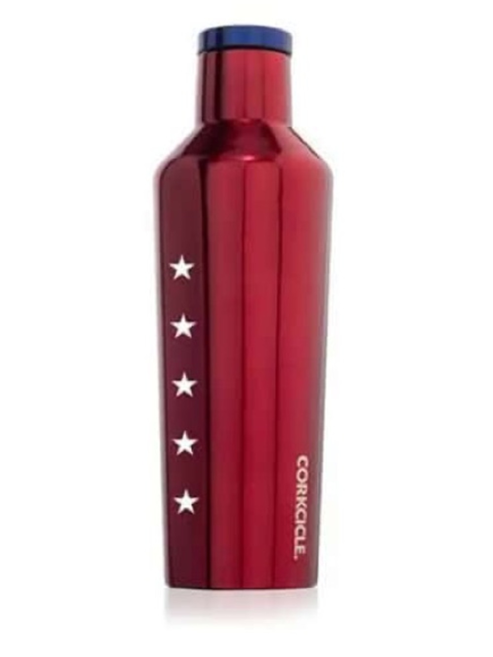 CORKCICLE The USA Collection 16 oz. Canteen Stainless Steel Red Blue Star NEW